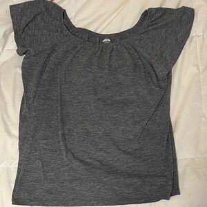 Old Navy Gray Flowy Tank Top GIRLS size XL (14-16)